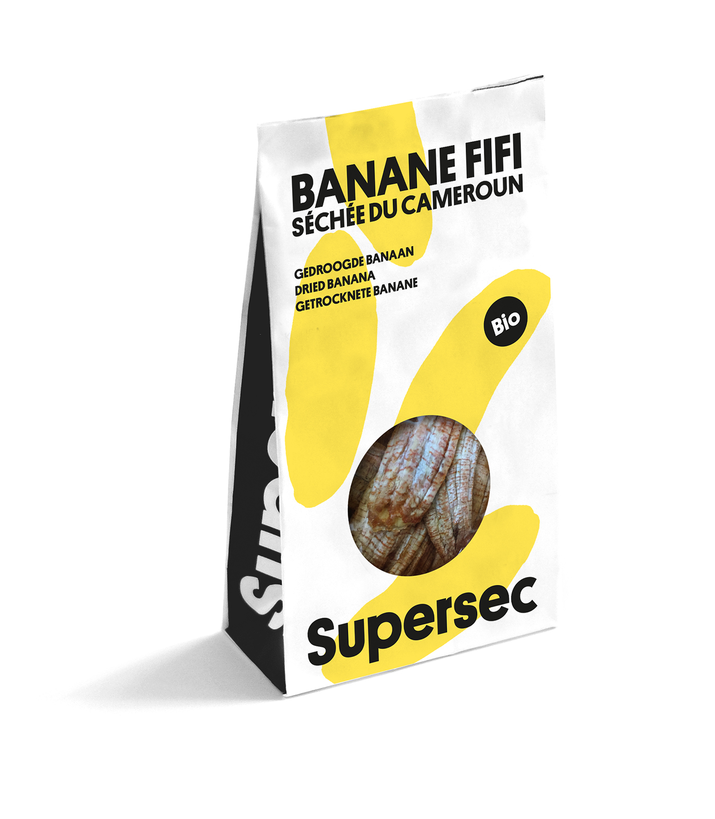archief animatie ergens bij betrokken zijn Gedroogde banaan | Biologisch gedroogd fruit | Supersec België